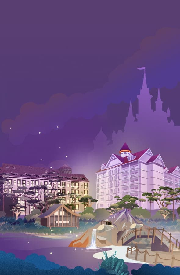 Resorts illustration