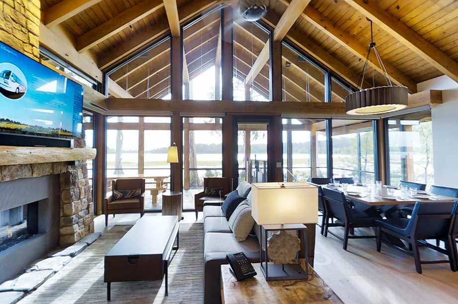 Copper Creek Cabin Living Room