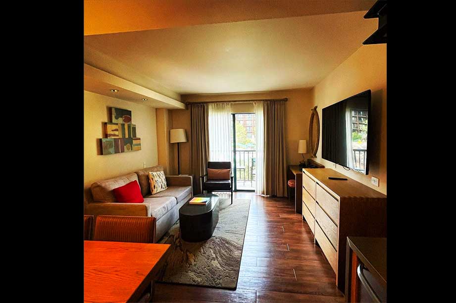 Copper Creek One Bedroom Living room