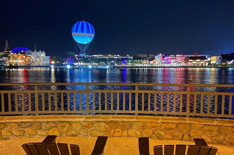 Saratoga springs view of disney springs