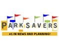 Disney Park Savers logo with colorful letter blocks spelling out the company name and tagline "PLANS, PICKS AND PLANNING