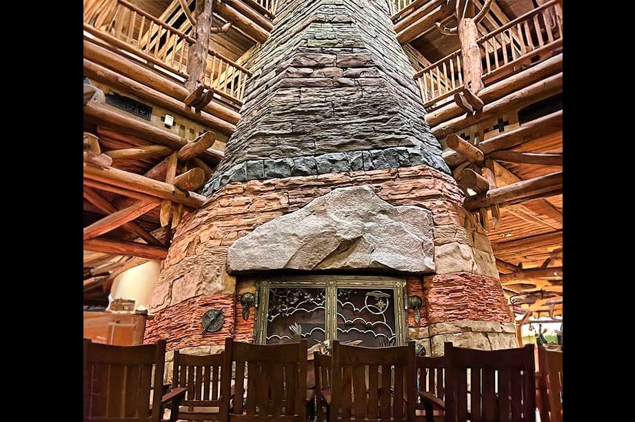 Copper Creek Lobby Fireplace