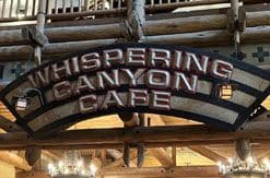 Whispering Canyon Sign