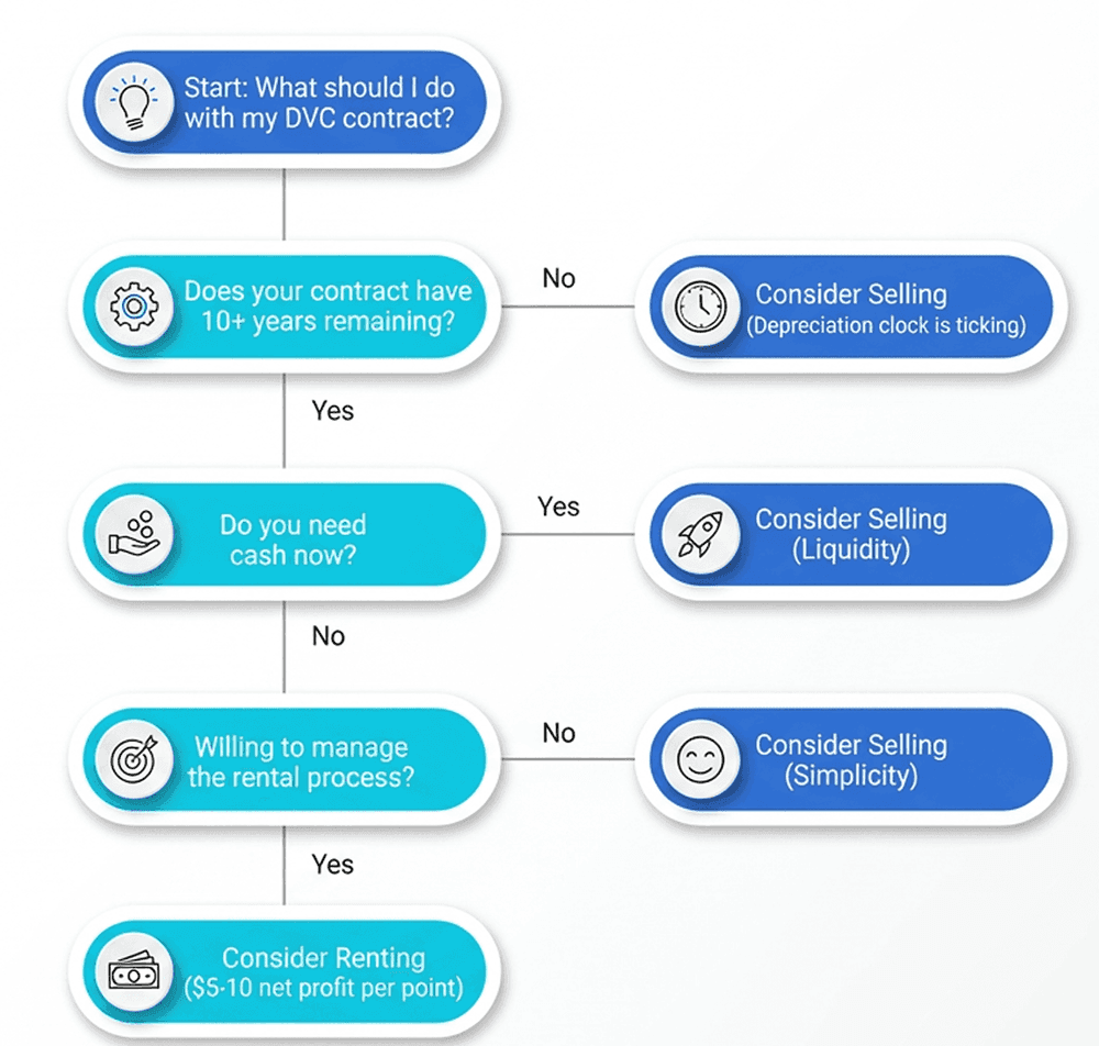 Rent vs Selling DVC Infographic
